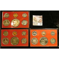 1975 S, 76 S, & 77 S U.S. Proof Sets. All original as issued. CDN bid is $19.75.