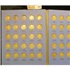 Image 2 : Partial set 74 different Mercury Dimes dating 1916-45 grades up to AU, missing only 1916 D, 16 S, 44