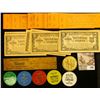 Image 1 : 6" Wooden Ruler "Save it with Kyanize"; (13) "2 1/2 Coupons Southern Oil Stores United Profit-Sharin