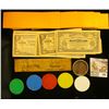Image 2 : 6" Wooden Ruler "Save it with Kyanize"; (13) "2 1/2 Coupons Southern Oil Stores United Profit-Sharin