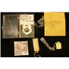 Image 1 : More than 25 unused antique Phonograph Needles; "Muscatine Bank and Trust Company" Fingernail Clippe