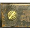 Image 2 : Small leather Billfold with pin-back "David Bogard Clothier Muscatine, Iowa"; Hunting and Fishing Li