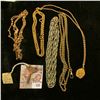 Image 3 : Lion & Elfy Wind ups Key; 1/2c 12K Gold Chain with Gold-filled Locket; braided Gold-filled Chain; si
