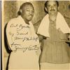 Image 2 : Pair of 8" x 10" Black and white photos autographed by Howard Steindler & Jimmy Carter; & a pair of 