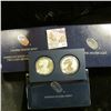 Image 1 : 2012 American Eagle 2 Coin Set.  One Of The Coins Is A Proof Strike.  The Other Is A Reverse Proof. 