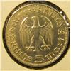 Image 2 : 1935-D Silver German 5 Mark Coin With Von Hindenburg On The Front