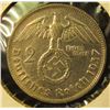 Image 2 : 1937-F Silver German 2 Mark Coin With Swastikas On The Reverse
