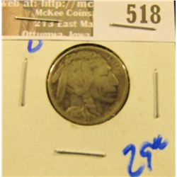 1913-D Type 1 Buffalo Nickel
