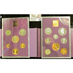 1970 And 1980 Proof Sets From Great Britain And Northern Ireland