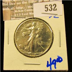 High Frade 1934 Walking Half Dollar