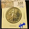 Image 1 : High Frade 1934 Walking Half Dollar