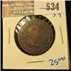 Image 1 : Lower Canada Half Penny Token Dated 1812