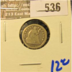 1847 Seated Half Dime