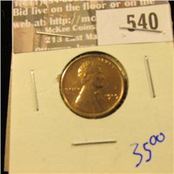 1909-Vdb Wheat Cent