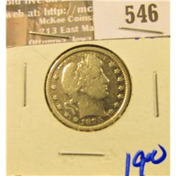 1895 Barber Quarter