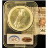 Image 2 : 1922 Peace Dollar Graded Ms 67 By Gec