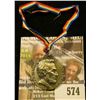 Image 1 : 1909 Abraham Lincoln Medal With Ribbon Commemorating 100 Years After His Birth