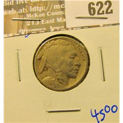 1916-S Better Date Buffalo Nickel With Horn Visible