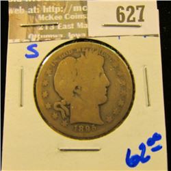 1895-S Barber Half Dollar From The San Francisco Mint