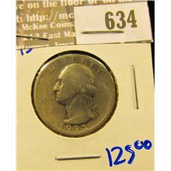Key Date 1932-D Washington Quarter