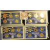 Image 2 : 1999, 2000, 2001, And 2002 Proof State Quartyerv Sets.  These Are The First 20 Quarters Issued In Th