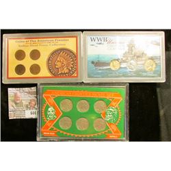 American Frontier Buffalo Nickel Set, World War 2 Unique Obsolete Coinage Collection, And Coins Of T