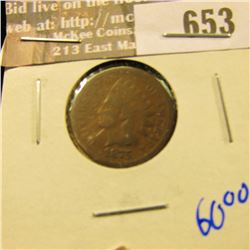 1875 Semi Key Date Indian Head Cent