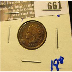 1909 Indian Head Cent With All The Letters In Liberty Visible