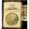 Image 1 : 2009 American Silvere Agle Graded Ms 69 Early Release By Ngc