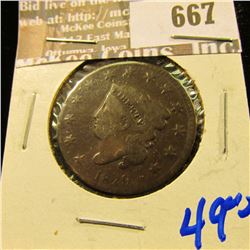 1829 Coronet Head Large Cent