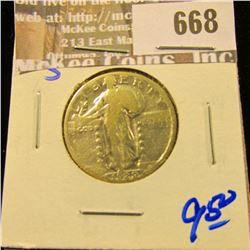 1929-S Standing Liberty Quarter