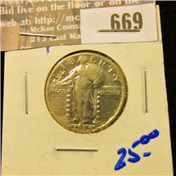1929 Standing Liberty Quarter
