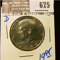 Key Date 1970-D Kenneedy Half Dollar.  This Books For Around $20