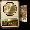 Image 2 : 2001-D American Buffalo Commemorative Silver Dollar Graded Ms 69 By Ngc.  This Books For Around $200