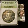 Image 1 : 2003-P First Flight Commemorative Silver Dollar With Wilbur And Orville Wright