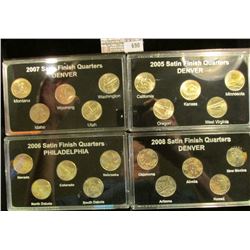 2007 Commemorative Quarters With Satin Finish, 2008 Commemorative Quarters With Satin Finish, 2006 C