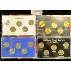 2003 PLATINUM EDEITION, 2004 GOLD EDITION, 2003 PHILADELPHIA EDITION, AND 2006 COMMEMORATIVE QUARTER