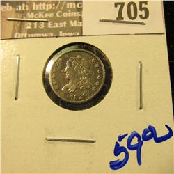 1829 Bust Half Dime