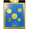 Image 2 : Symbols Of American Freedom Coin Set Includes 1957 Franklin Half Dollar, 1905 Indian Head Cent, 1945