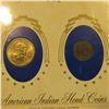 Image 2 : American Indian Heads Collection Which Includes A 1900 Indian Head Cent And 2000-P Sacagaea Dollar