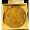 Image 2 : 1966 Two Inch Bronze High Relief Medal With The Seal Of Indiana On One Side And Indiana's Sesquicent