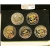 Image 3 : Silver And Gold Enhanced Famous Persons Of World War 2 Medals.  The Medals Include Harry Truman, Fra