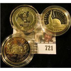 Commemorative Half Dollar Lot Includes 1995 Proof Olympic Coin, Proof 1991 Mt Rushmore, And 1986 Pro