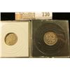 Image 2 : Russian Silver Ten Kopeks Coin Dated 1914 And 1912