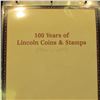 Image 4 : 100 Years Of Lincoln Coins And Stamps Set…. This Is A Cool Set With Lincoln Wheat And Memorial Cents