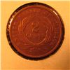 Image 2 : 1864 Two Cent Piece, Very Rare with a 180 degree die rotation. Lacquered and cleaned, but very nice 