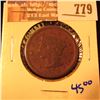 Image 1 : 1850 Large Cent With Full Liberty Visible On Liberty