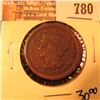 Image 1 : 1854 Braided Hair Large Cent