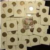 Image 2 : (35) Mixed date & grade Liberty "V" Nickels. All carded and ready for the flea market.