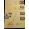 Image 1 : Pack of Four First Railway Post office 1938 complete envelopes.